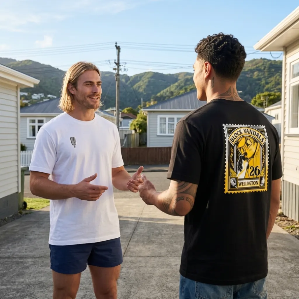 Block Vandals | Wellington 26 | Mens Box Tee (S, White)